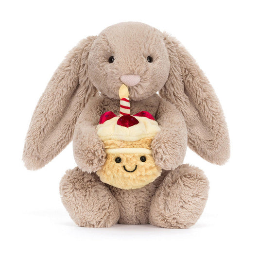 Jellycat | Bashful Beige Bunny 'Birthday'